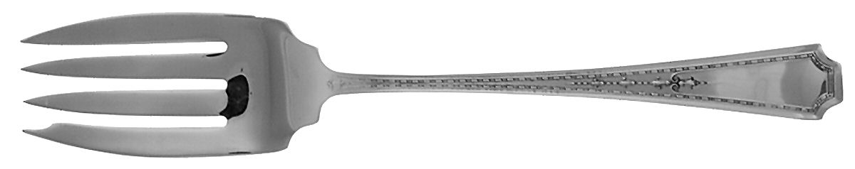 Colfax (Sterling, Gorham, No Monograms) Medium Solid Cold Meat Serving Fork by Gorham Silver-1