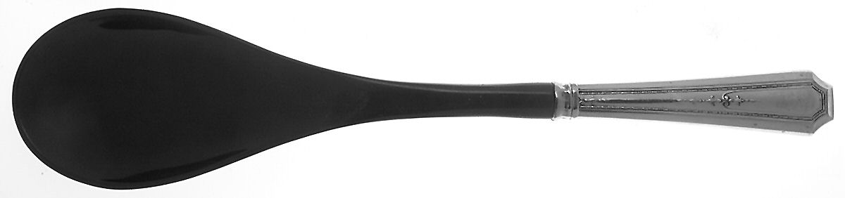 Colfax (Sterling, Gorham, No Monograms) Salad Serving Spoon with Plastic Bowl by Gorham Silver-1