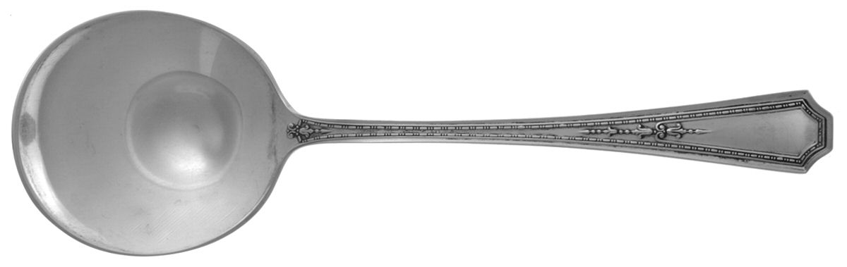 Colfax (Sterling, Gorham, No Monograms) Round Bowl Soup Spoon (Cream Soup) by Gorham Silver-1