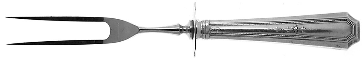 Colfax (Sterling, Gorham, No Monograms) Small Steak Carving Fork with Stainless Prongs by Gorham Silver-1