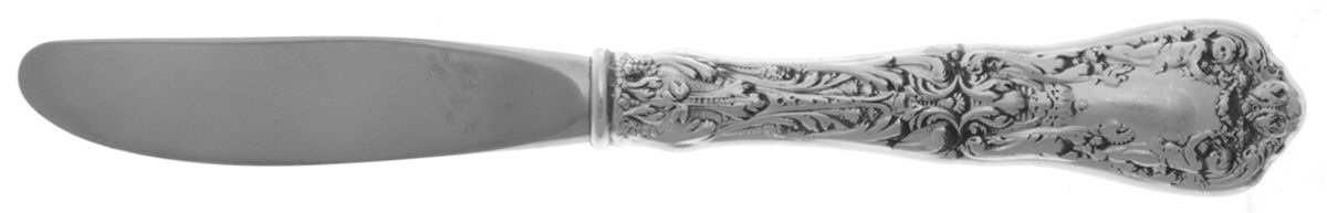 Paris (Sterling, Newer, Gorham) Modern Hollow Butter Spreader (Stainless) by Gorham Silver-1