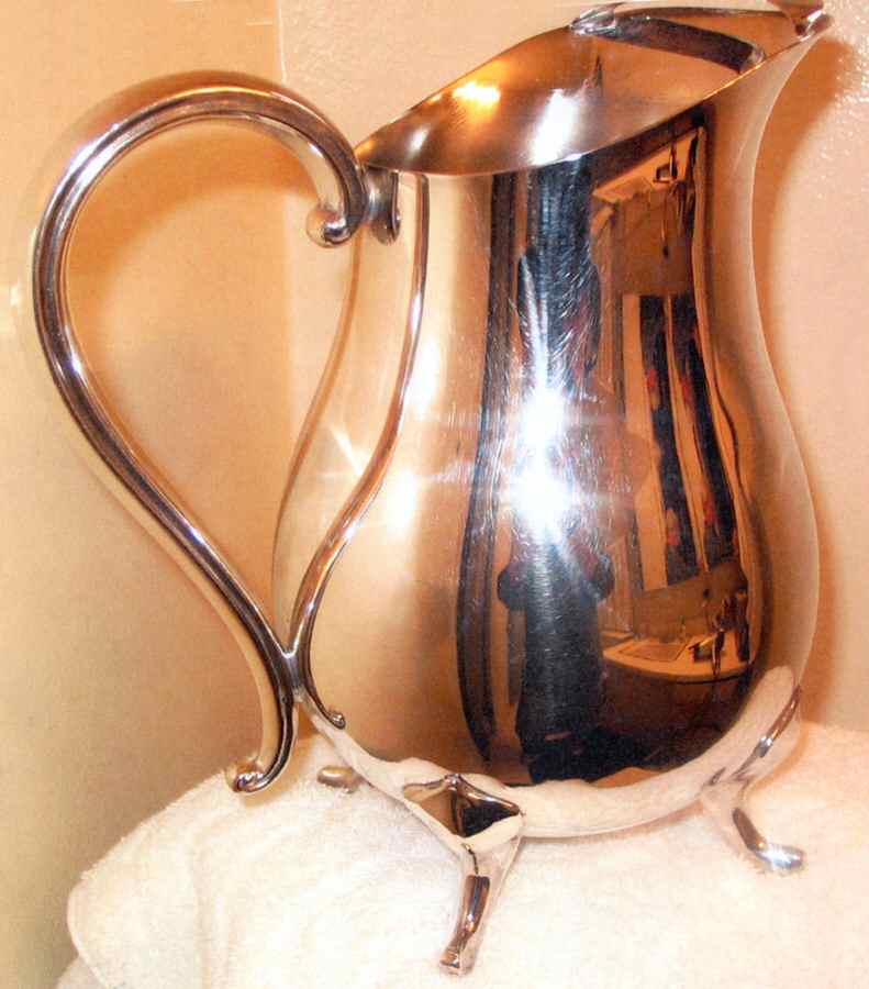YB401 (Silverplate, Hollowware) Silverplate Water Pitcher by Gorham Silver-1