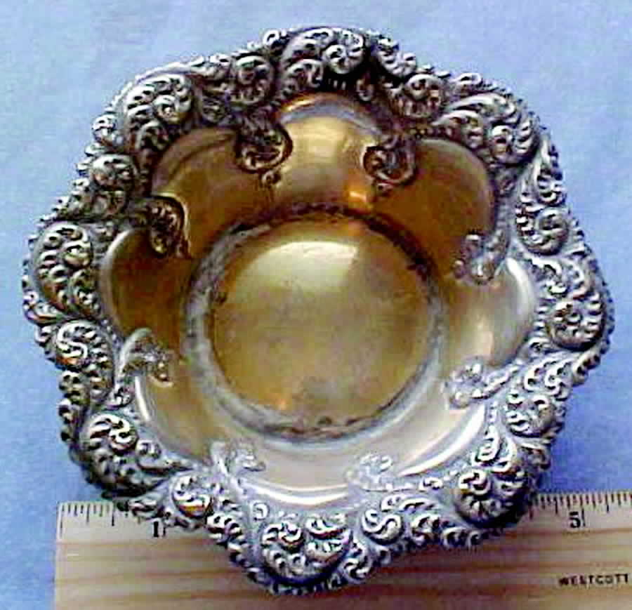 477m (Sterling, Hollowware) 5" Bon Bon Bowl by Gorham Silver-1