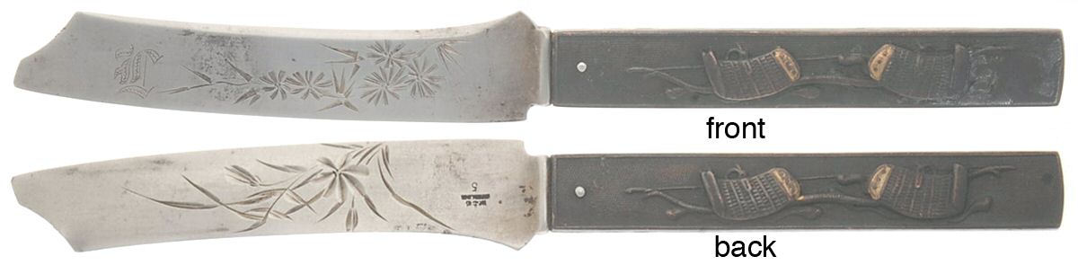 No. 5 (Sterling, 1880) Knife-Fruit/Hollow Handle-Sterling Blade by Gorham Silver-1