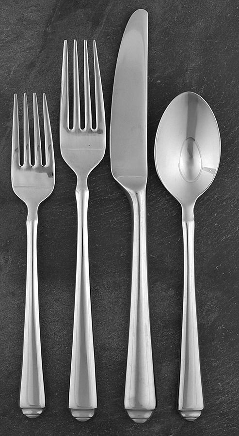 Crown Tip (Stainless) 5 Piece Place Setting by Gorham Silver-1