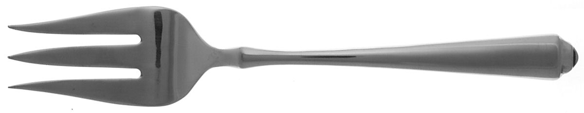 Crown Tip (Stainless) Large Solid Cold Meat Serving Fork by Gorham Silver-1