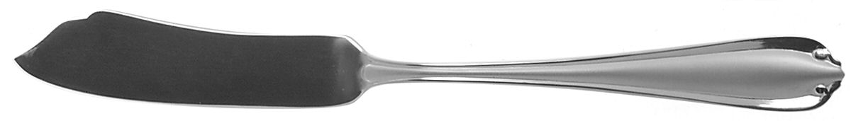 Galleria Frosted (Stainless) Flat Handle Master Butter Knife by Gorham Silver-1