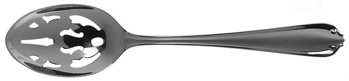 Galleria Frosted (Stainless) Pierced Tablespoon (Serving Spoon) by Gorham Silver-1