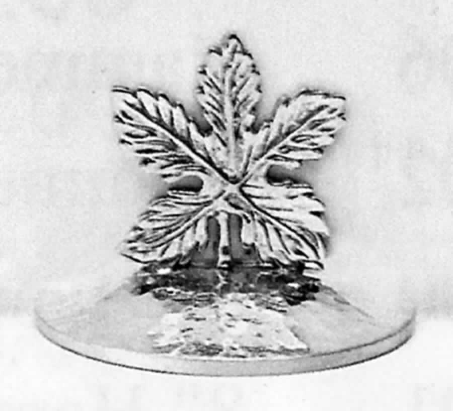 Patriot Pewter Grape Leaf (Hollowware) Place Card Holder by Ginkgo-1