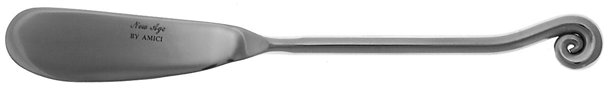 Panoply (Stainless) Flat Handle Butter Spreader by Global Amici-1