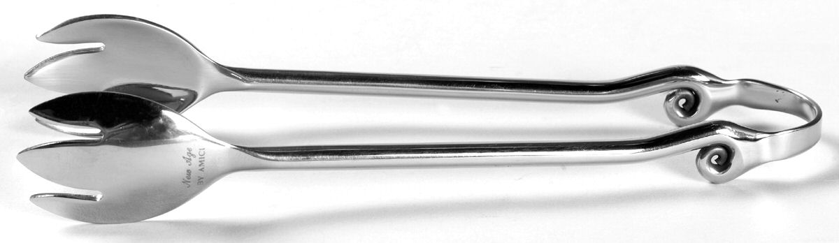 Panoply (Stainless) Large Ice Serving Tongs by Global Amici-1