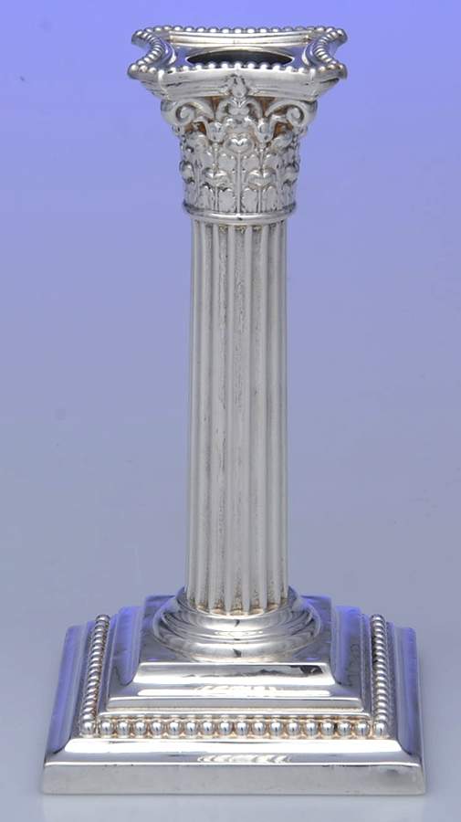 A3208 (Sterling, Hollowware) 6" Candlestick by Gorham Silver-1