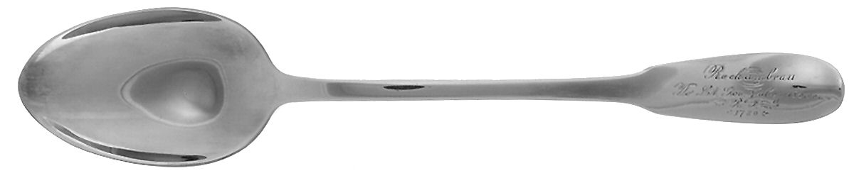 General de Rochambeau (Silverplate) Large Solid Dressing Spoon by Gorham Silver-1