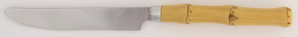 Bamboo (Stainless & Plastic) New French Hollow Knife by Gibson-1
