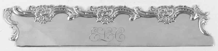 2741 (Sterling, Hollowware) Ruler by George W Shiebler-1