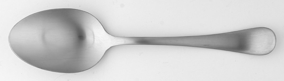 Bergen (Stainless) Solid Serving Spoon by Ginkgo-1
