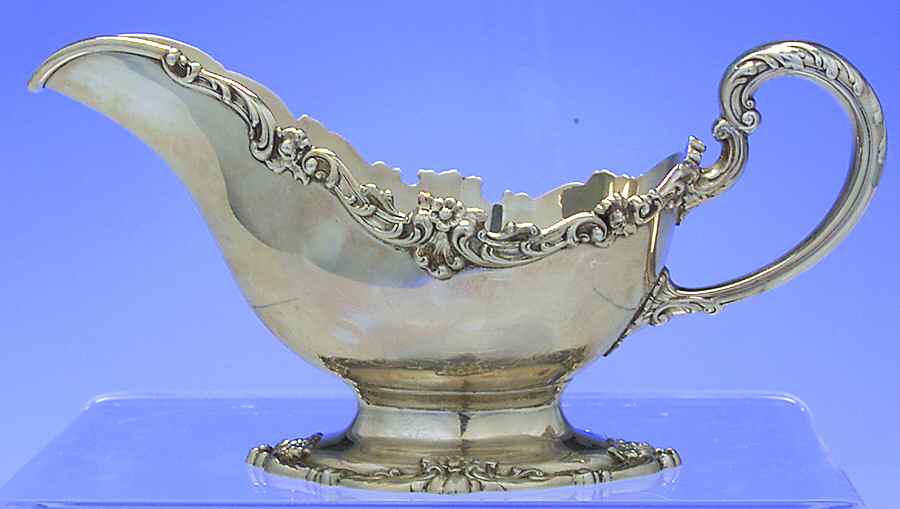 A5279 (Sterling, Hollowware) Sterling Gravy Boat by Gorham Silver-1