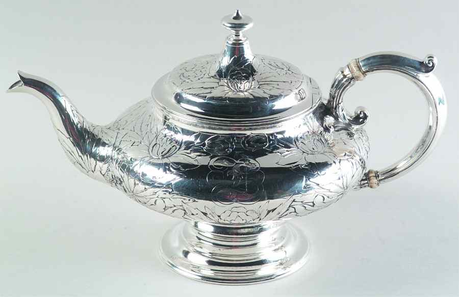 A7352 (Sterling, Hollowware) Teapot by Gorham Silver-1