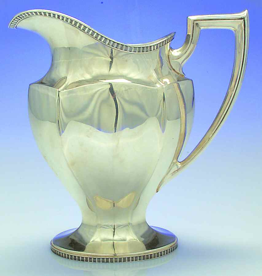 Y124 (Silverplate, Hollowware) Silverplate Water Pitcher by Gorham Silver-1