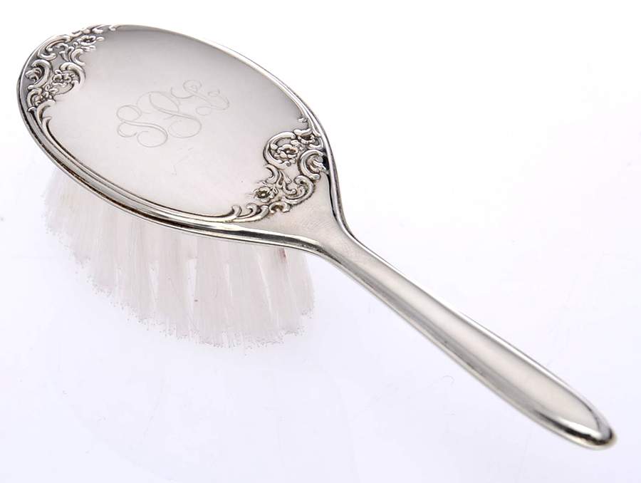 1800 (Sterling, Hollowware) Baby Brush by Gorham Silver-1