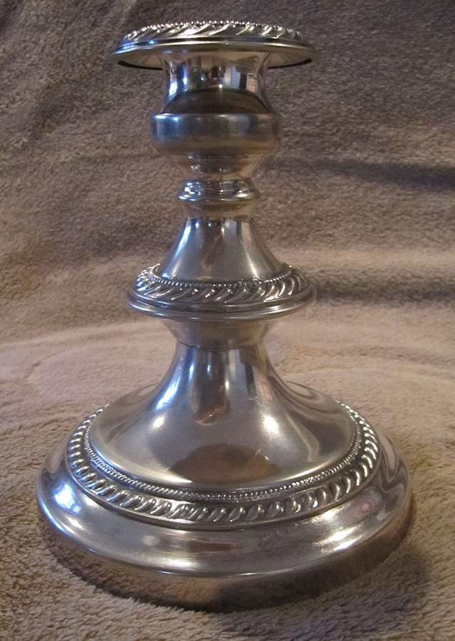 GDS7 (Silverplate, Hollowware) 6" Candlestick by Goldfeder Silver Co-1