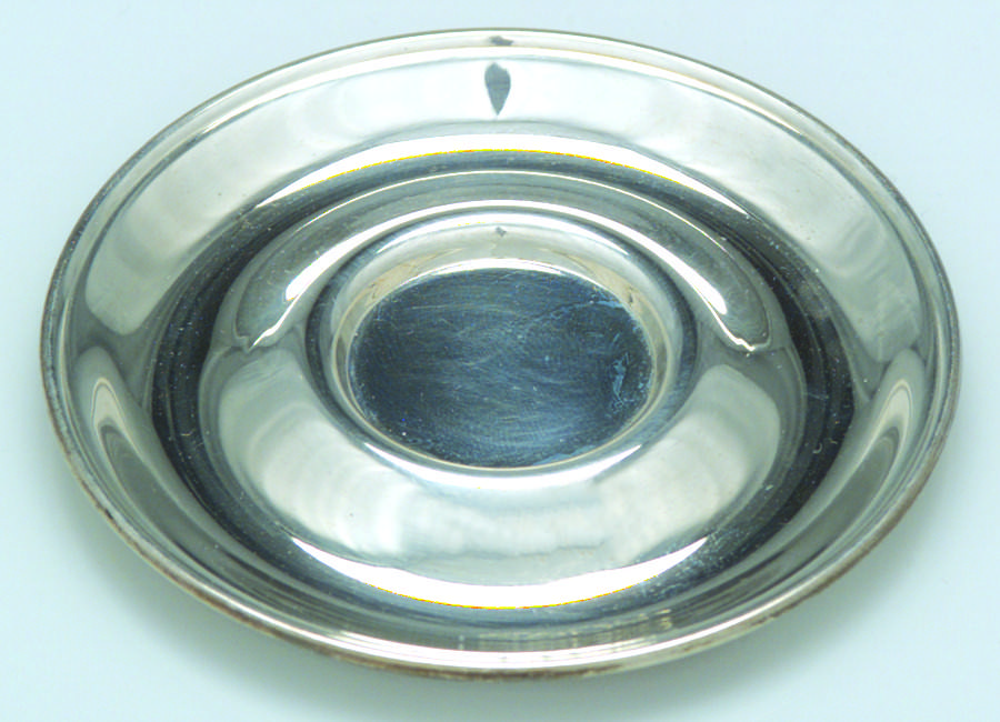 A5550 (Sterling, Hollowware) Sterling Demitasse Saucer Only by Gorham Silver-1