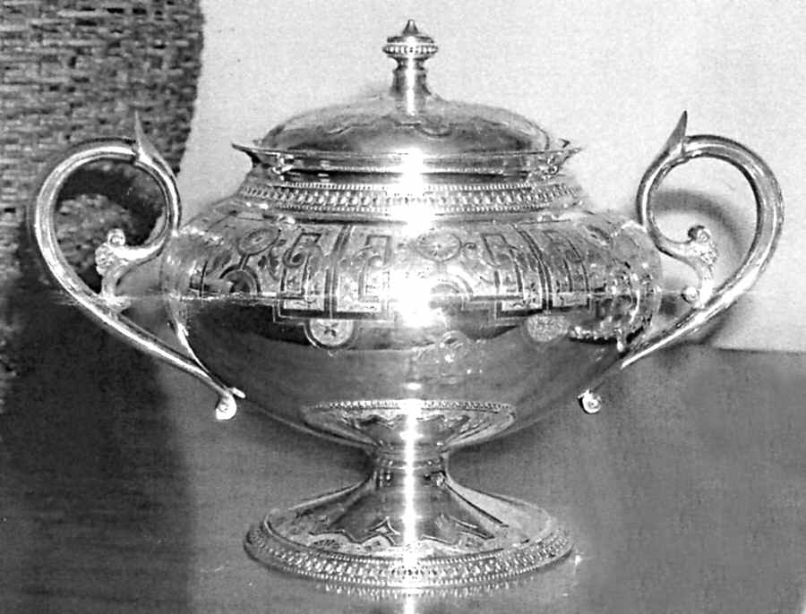 780 (Sterling, Hollowware) Sugar Bowl & Lid by Gorham Silver-1