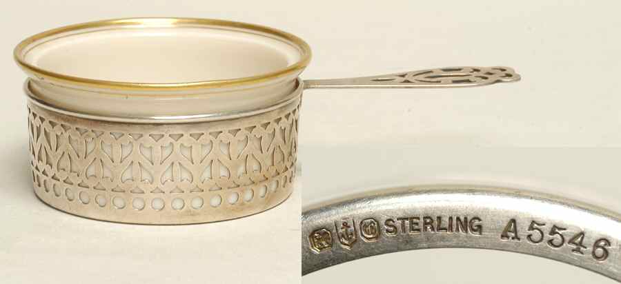 A5546 (Sterling, Hollowware) Ramekin W/Lenox Liner by Gorham Silver-1