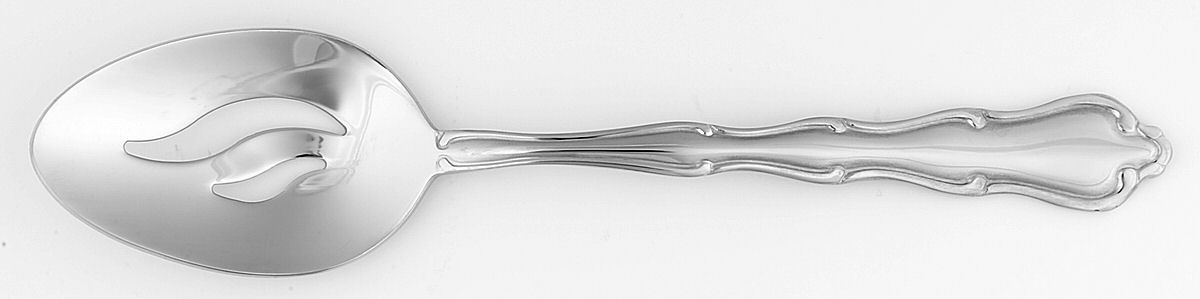 Revere (Stainless) Pierced Tablespoon (Serving Spoon) by Godinger-1