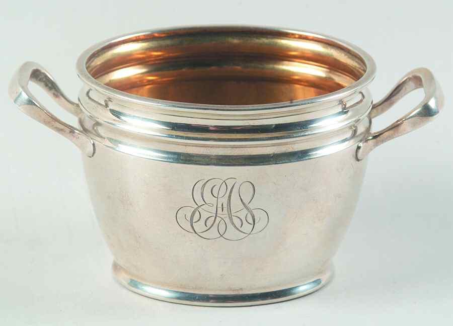 A4941 (Sterling, Hollowware) Mini Open Sugar Bowl by Gorham Silver-1