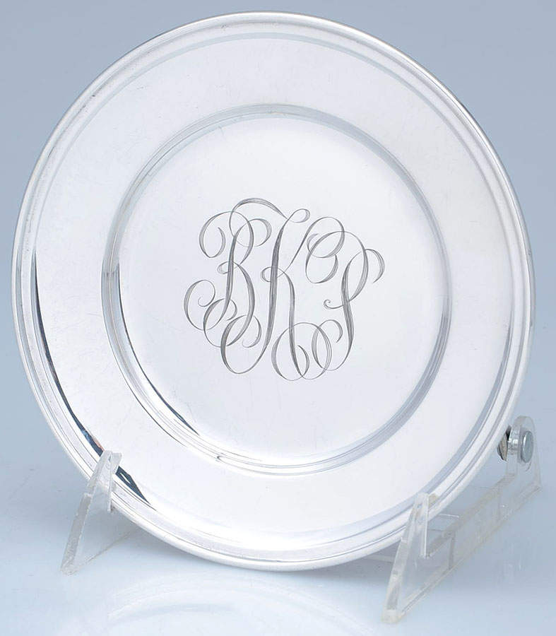 10 (Sterling, Hollowware) Bread Plate by Gorham Silver-1