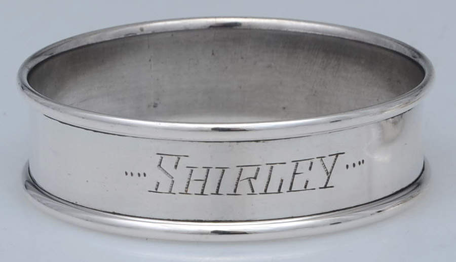 6290 (Sterling, Hollowware) Monogram Napkin Ring by Gorham Silver-1
