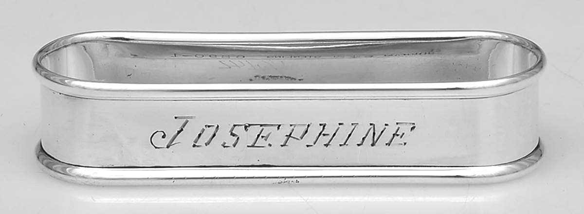 6290 (Sterling, Hollowware) Oblong Napkin Ring by Gorham Silver-1