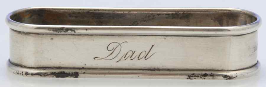 6290 (Sterling, Hollowware) Oblong Napkin Ring by Gorham Silver-1