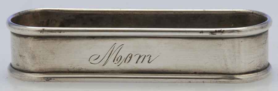 6290 (Sterling, Hollowware) Oblong Napkin Ring by Gorham Silver-1