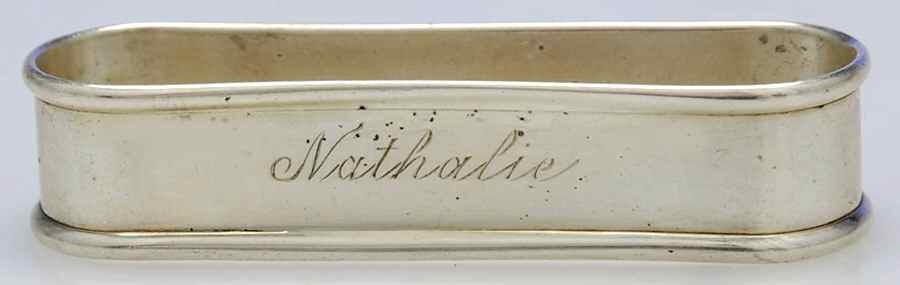 6290 (Sterling, Hollowware) Oblong Napkin Ring by Gorham Silver-1