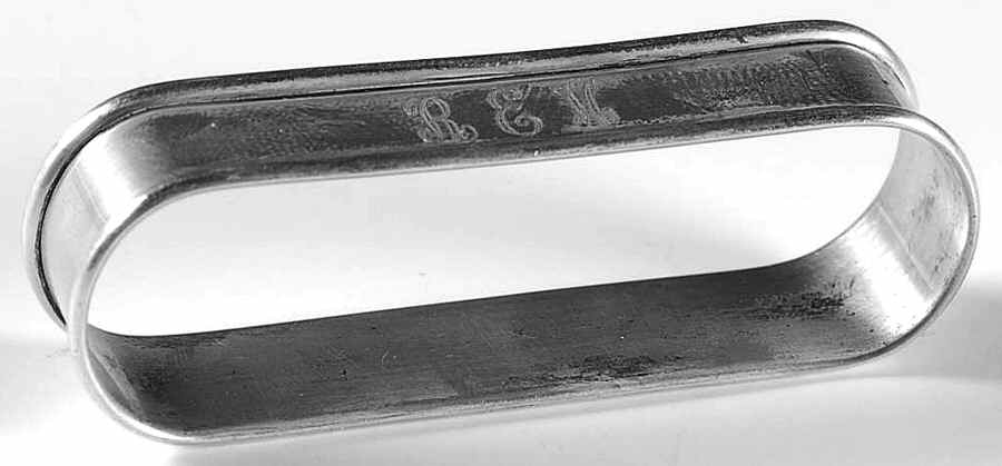 6290 (Sterling, Hollowware) Oblong Napkin Ring by Gorham Silver-1