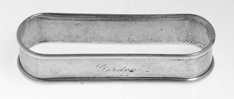 6290 (Sterling, Hollowware) Oblong Napkin Ring by Gorham Silver-1