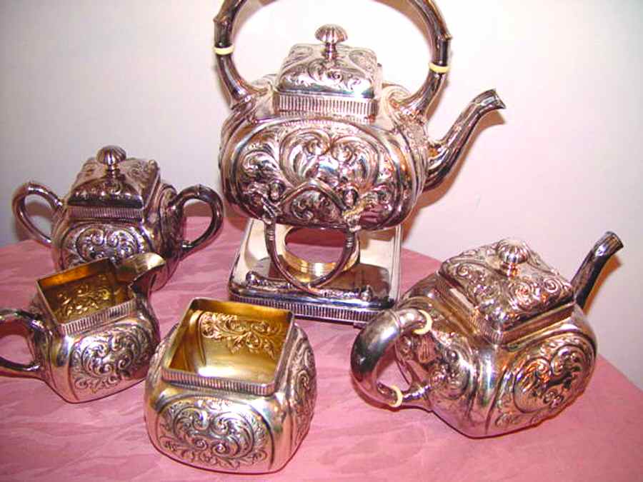 0880 (Silverplate, Hollowware) Teapot by Gorham Silver-1