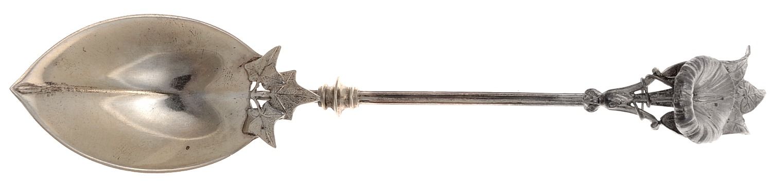 Morning Glory (Sterling, 1865) Ice Cream Spoon Individual by Gorham Silver-1