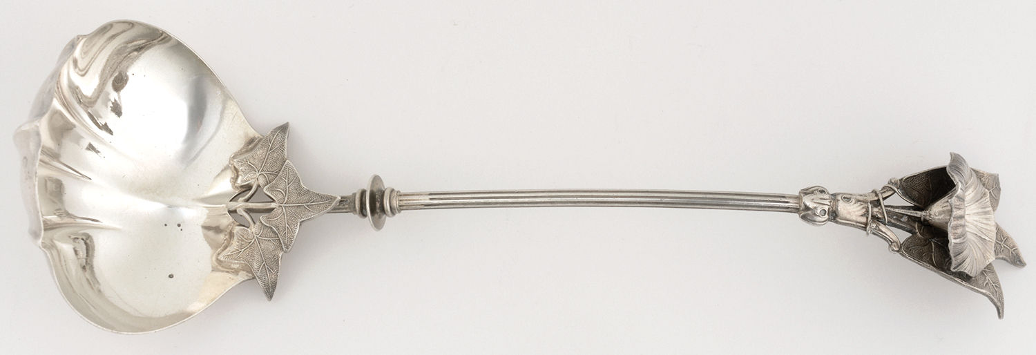 Morning Glory (Sterling, 1865) Bouillon Ladle by Gorham Silver-1