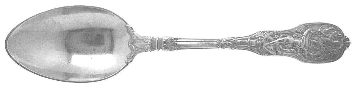 Mythologique (Strl, 1894, Old, BeadBorder, NoFaceBowl) Tablespoon (Serving Spoon) by Gorham Silver-1