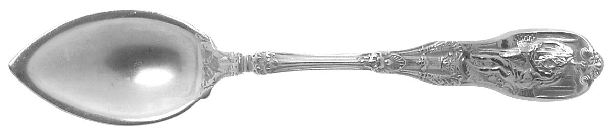 Mythologique (Strl, 1894, Old, BeadBorder, FaceBowl) Fruit/Orange Spoon by Gorham Silver-1