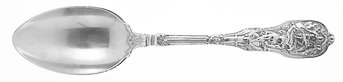 Mythologique (Strl, 1894, Old, BeadBorder, FaceBowl) Tablespoon (Serving Spoon) by Gorham Silver-1