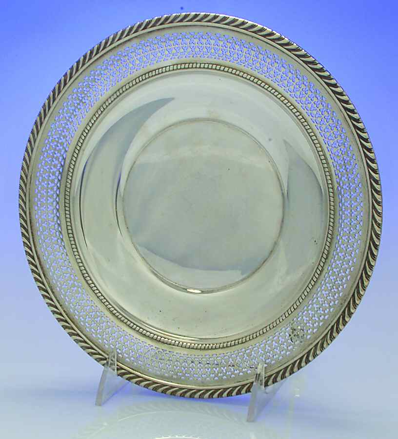 254 (Sterling, Hollowware) Sterling Sandwich Plate by Gorham Silver-1
