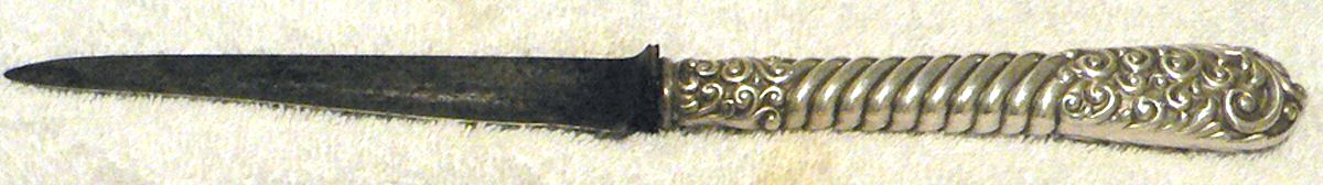 No. 75 (Sterling) Large Stainless Blade Roast Carving Knife by Gorham Silver-1