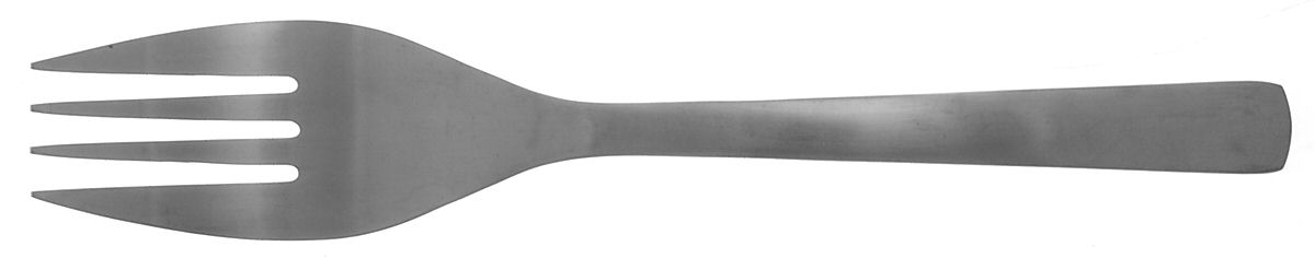 Park-Carry On (Matte, Stainless) Large Solid Cold Meat Serving Fork by Gourmet Settings-1