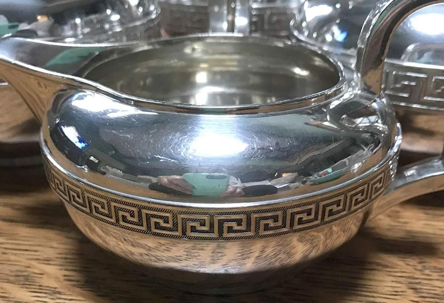 050(Silverplate, Hollowware) Creamer by Gorham Silver-1