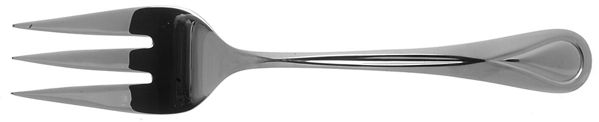 Baywood (Stainless) Medium Solid Cold Meat Serving Fork by Gorham Silver-1