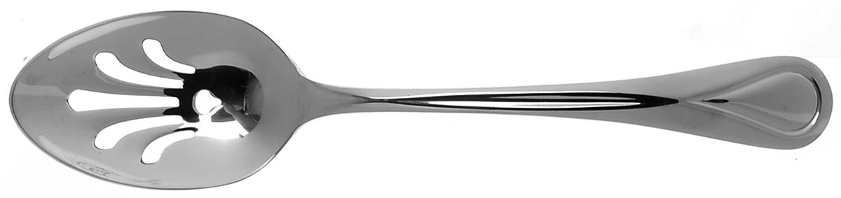 Baywood (Stainless) Pierced Tablespoon (Serving Spoon) by Gorham Silver-1